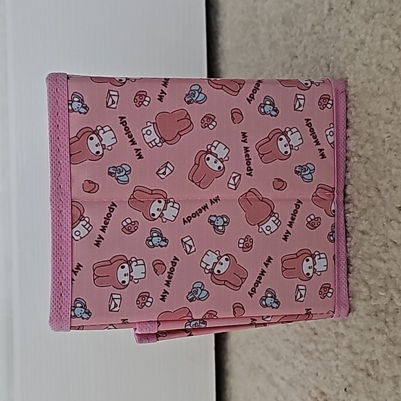 My Melody Storage Box with 3 front pockets - Picture 3 of 5